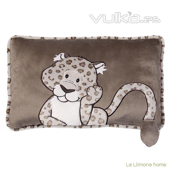 Nici peluches y complementos. Nici leopardo boy cojín rectangular - La Llimona home