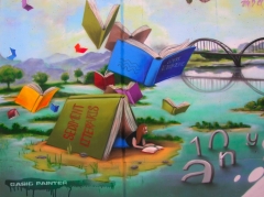 Decoracion con graffiti mural - graffiti tarragona - foto 1