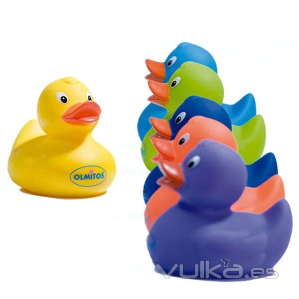 Patitos de colores para acompañar los baños de tus peques.