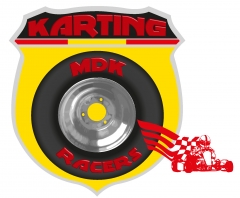 Logo para el equipo de karting mdk
