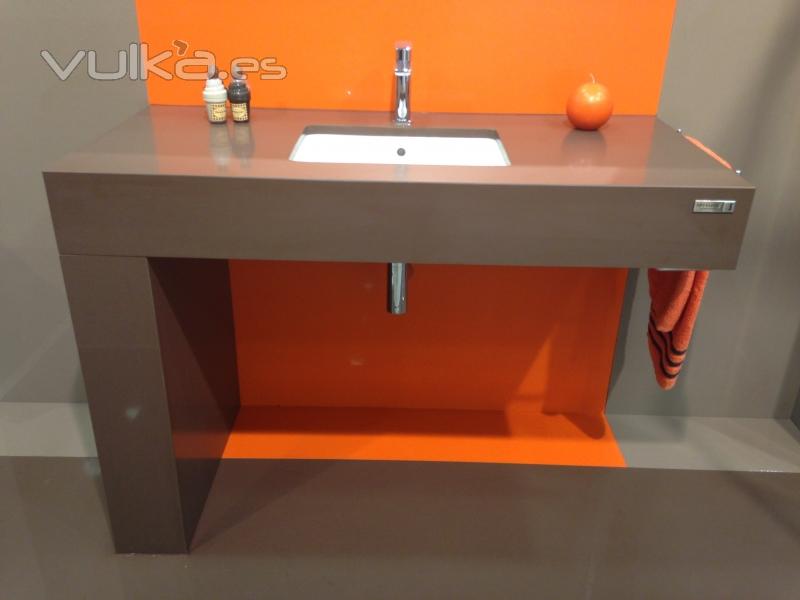 encimera baño silestone gedatsu