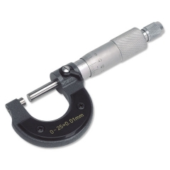 Micrometro , graduacion 001 mm, 0-25 mm