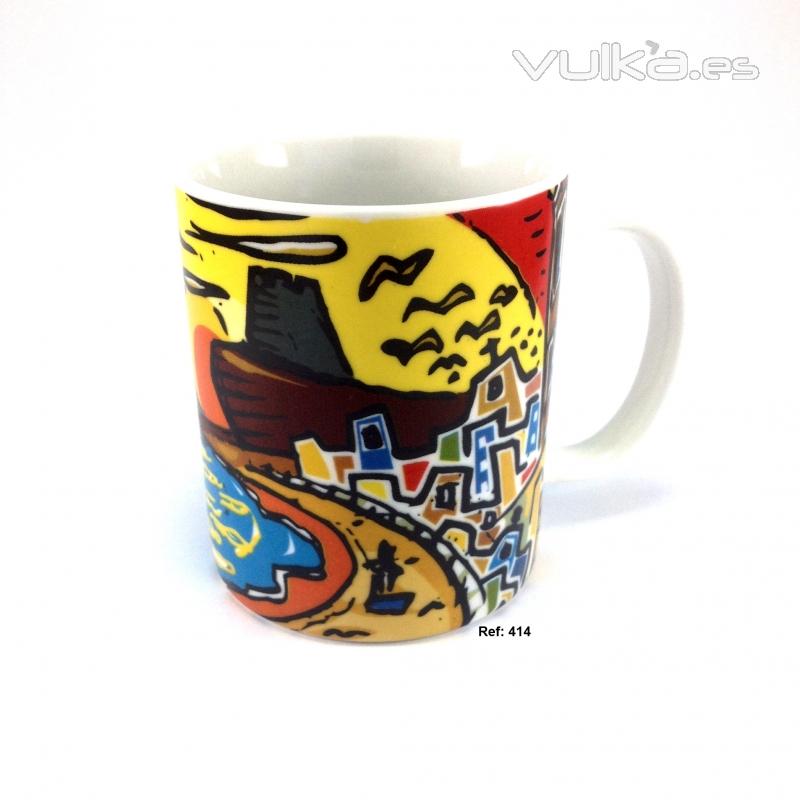 taza desembarco villajoyosa de valentia souvenirs