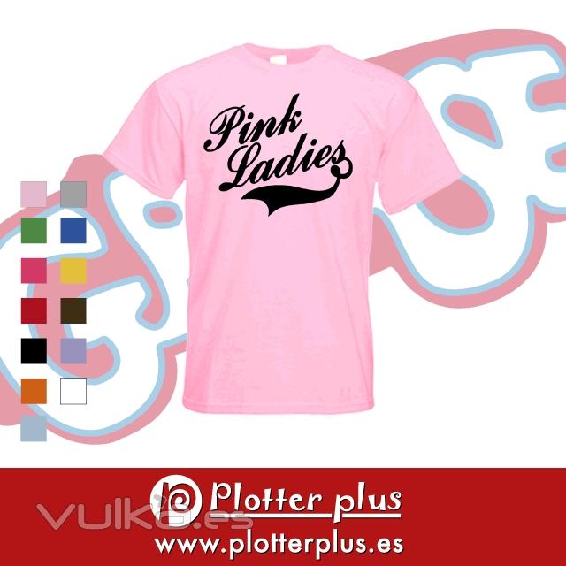 Camiseta de las Pink Ladies, disponible en Plotterplus y en nuestra tienda online.