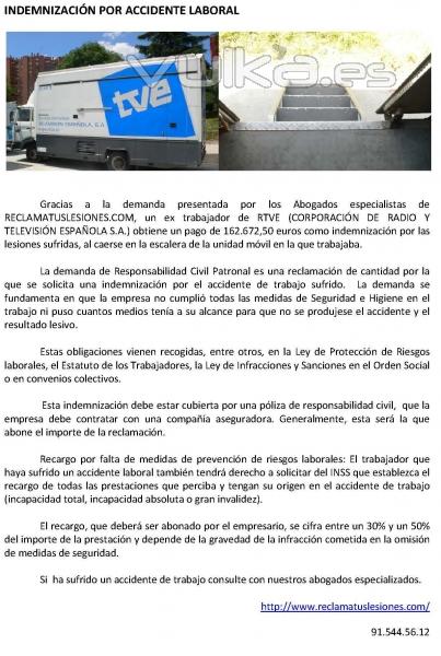 INDEMNIZACIÓN POR ACCIDENTE LABORAL