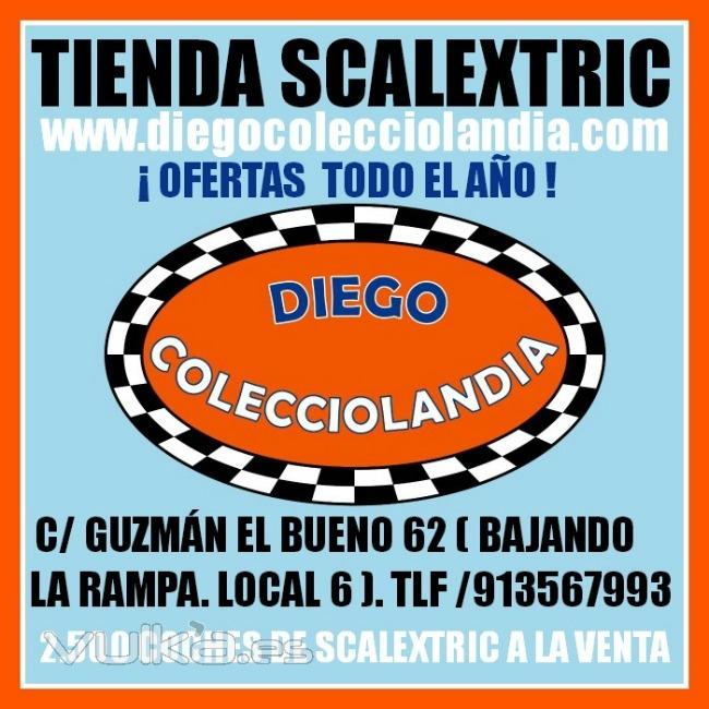 Coches para Scalextric en Madrid. Diego Colecciolandia.Tienda Slot Scalextric Madrid España.