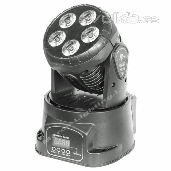 5x15w LED MINI cabezas moviles