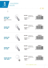 Halogen bulbs c1