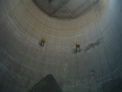 Limpieza de silos