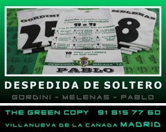 Camisetas despedida de soltero pablo | the green copy serigrafia villanueva de la canada madrid