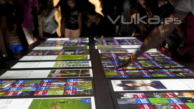 Pantallas interactivas Camp nou Experience 