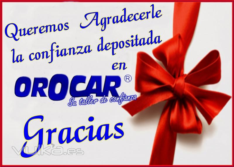 AGRADECIMIENTO A TODOS LOS CLIENTES OROCAR