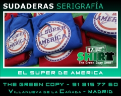 Serigrafia sudaderas super america | the green copy serigrafia villanueva de la canada madrid