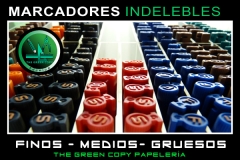 Marcadores indelebles colores | the green copy papeleria villanueva de la canada madrid