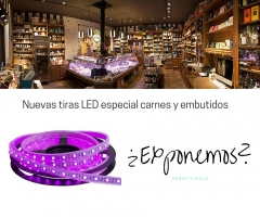 Tiras led especiales carniceria y embutidos