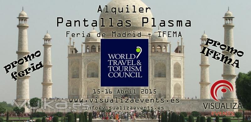 Alquiler Audiovisuales Madrid - Alquiler Pantallas Plasma Feria Madrid - Alquiler Proyectores Madrid