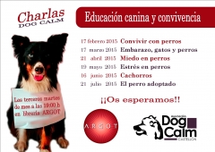 Charlas gratuitas de educacion canina y convivencia en libreria argot, castellon