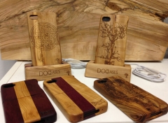 Fundas para iphone en madera personalizadas por laser
