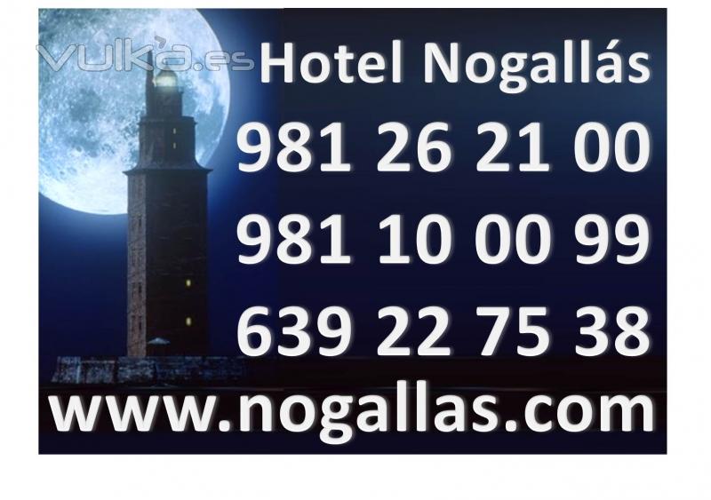 Nogallás*, Su Hotel en la ciudad de La Coruña, zona Riazor. Donde descansar es un placer.