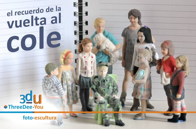 Vuelta al Cole 2015 - ThreeDee-You Foto-Escultura 3d-u