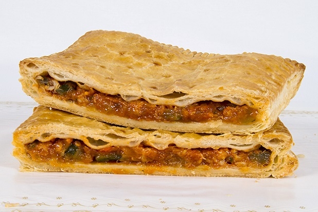 Empanada de atun con pisto murciano