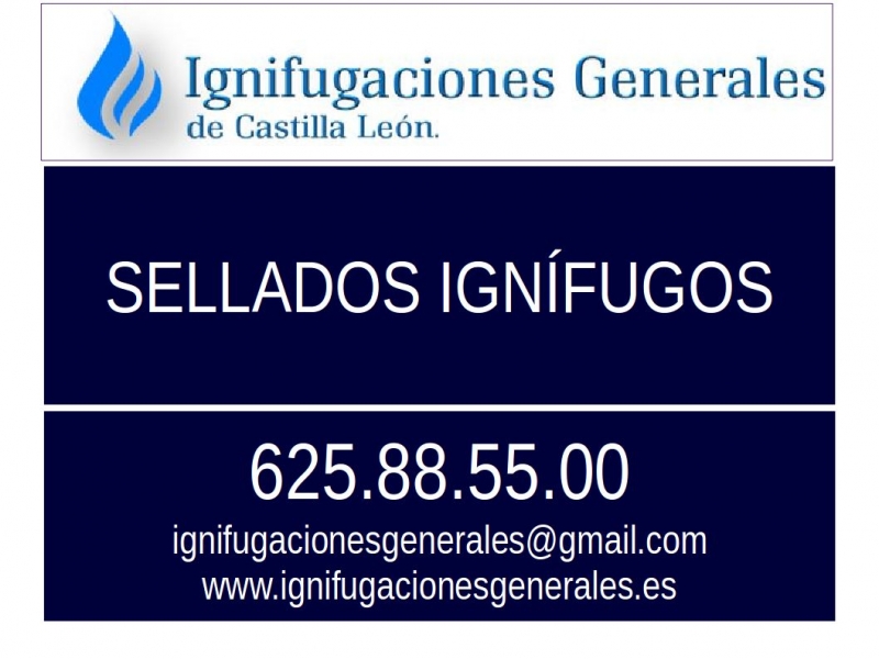 Sellado de conductos ignifugos. Toda la COmunidad de Madrid