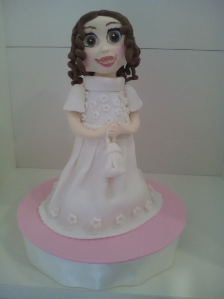 Muñeca comunion de Fondant