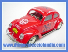 Vw beetle rojo panamericana 1954 de pink kar ref/ cv020  wwwdiegocolecciolandiacom