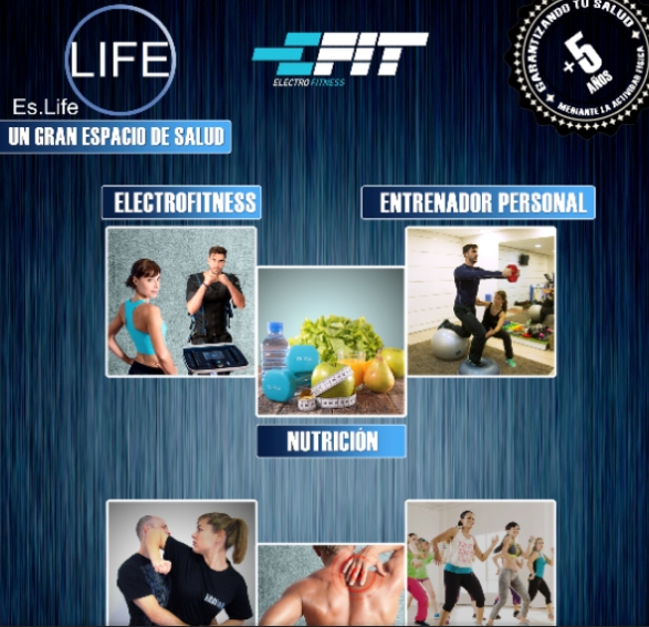 Entrenador personal, electrofitness y masajes Estudio LIFE