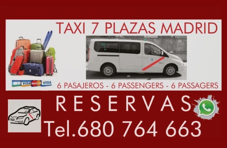 TAXI 7 PLAZAS MADRID