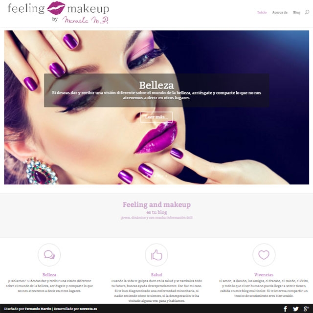 web feelingandmakeup.com