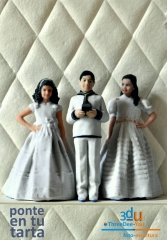 Ponte en tu tarta - figuras 3d para tartas de boda, comunion y cumpleanos - foto-escultura 3d-u
