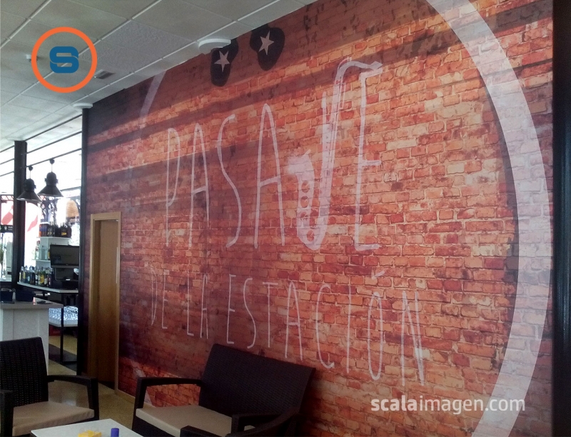 Foto mural en vinilo impreso laminado mate. www.scalaimagen.com