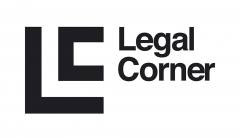 Diseno de logotipo del bufete de abogados legal corner, especialistas en herencias