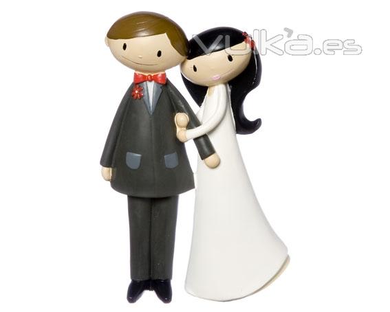 Figura tarta pareja de novios