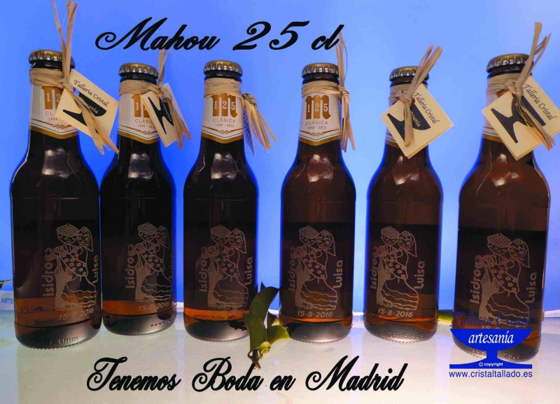 cerveza mahou gravada