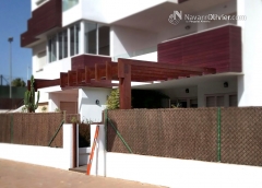 Pergola decorativa de madera para terraza de duplex wwwnavarroliviercom