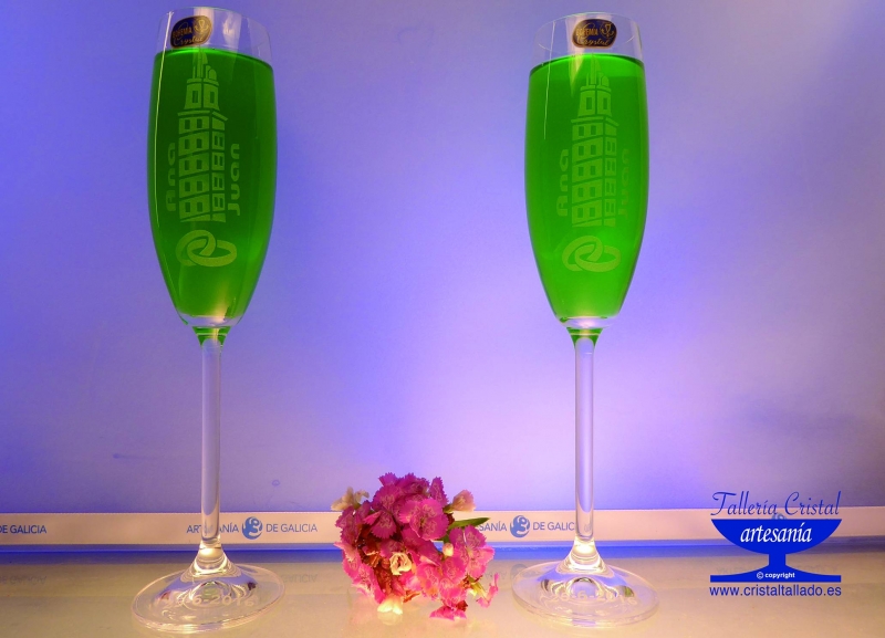 copas de brindis para novios