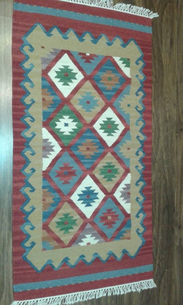 Kilim pie de cama.