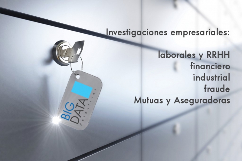 Big Data Detectives privados Zaragoza empresa laboral bajas RRHH financiero fraude mutuas asegurador