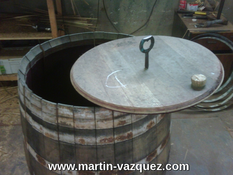 barricas usadas; used barrels