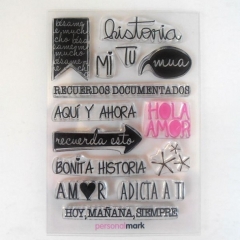 Sellos personalizados para scrapbooking