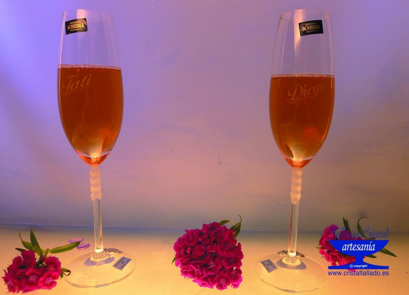 copas de brindis para bodas