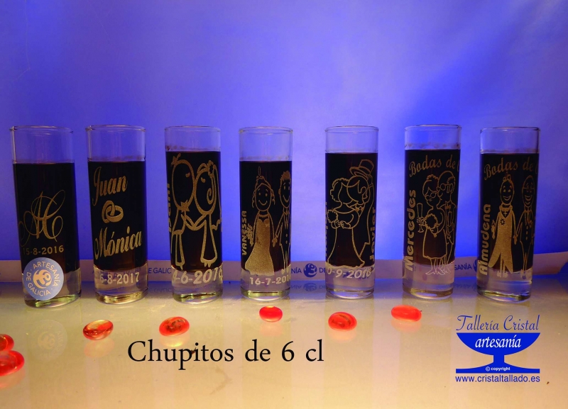 vasos para detalles de bodas