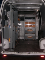 Equipamiento interior de furgonetas