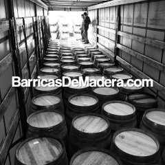 Used wine barrels full truck load