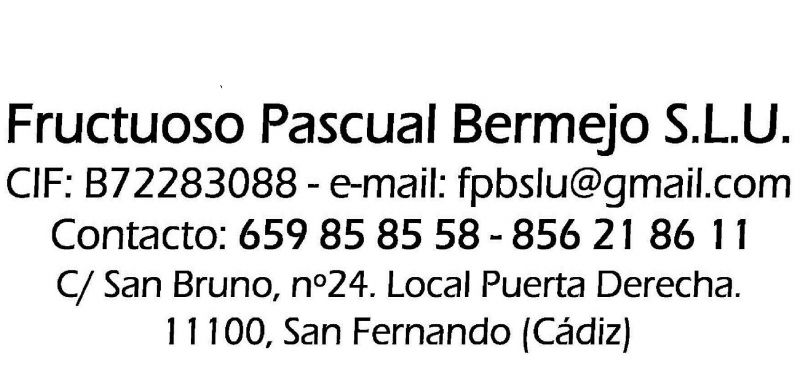 FRUCTUOSO PASCUAL BERMEJO SLU