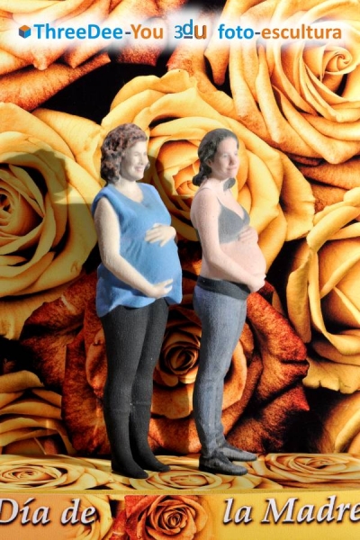 Día de la Madre - Tu Mamá te mima, mímala - figuras en 3d de ThreeDee-You Foto-Escultura 3d-u