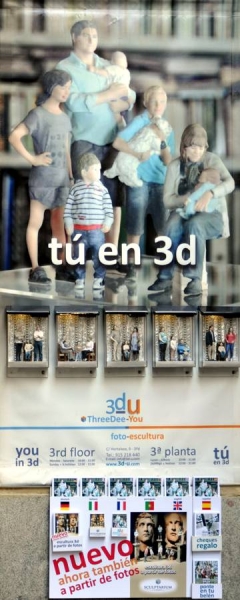 Regalos de Navidad para la familia - Esculturas personalizadas - ThreeDee-You Foto-Escultura 3d-u