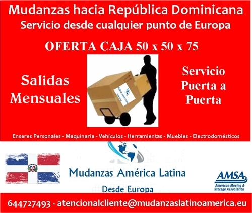 Mudanzas hacia Rep Dominicana